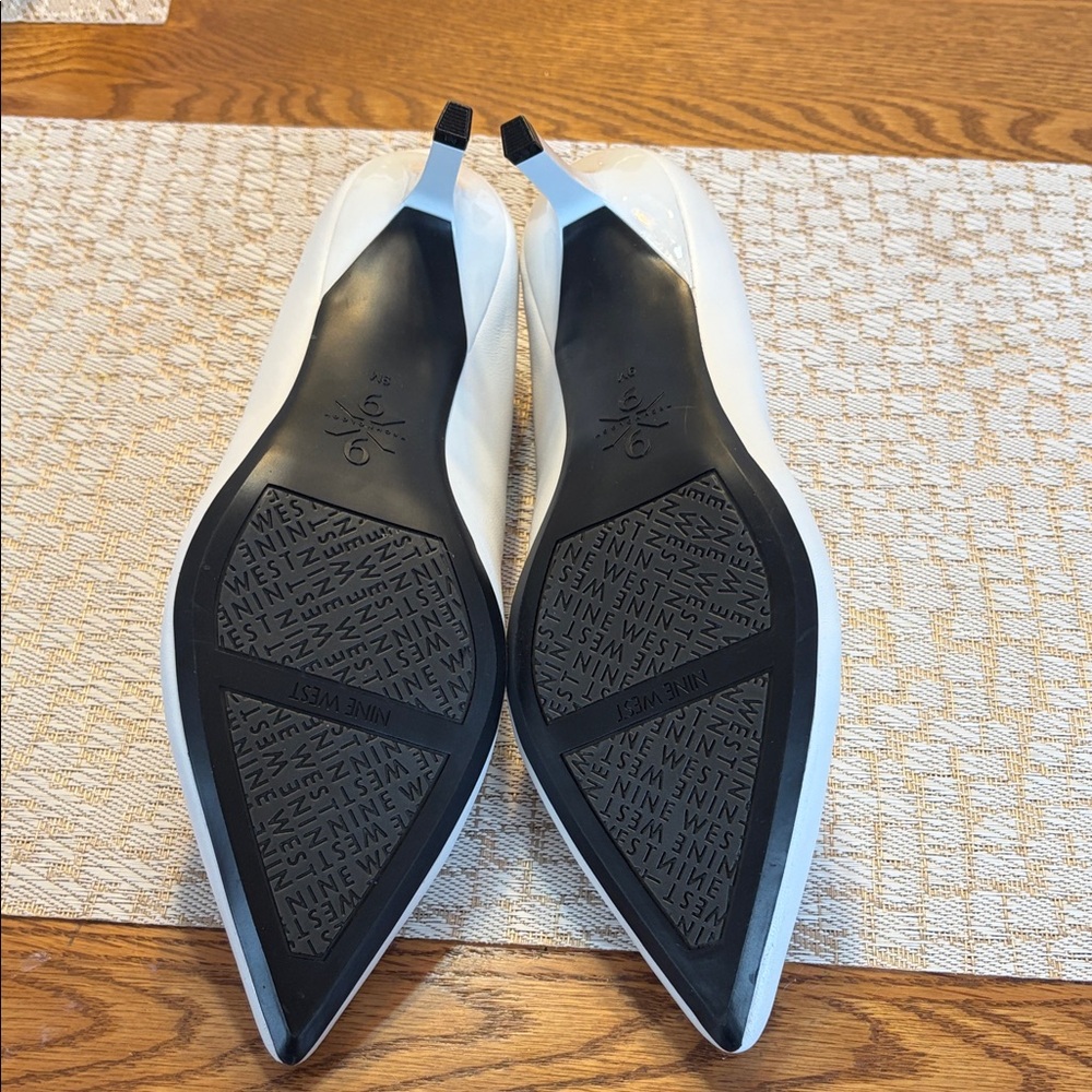 Nine West Kuna 9x9 White Women's Heels. Size 9M - Picture 5 of 7